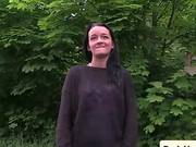 Amateur Girl Flashing And Banging Outdoors