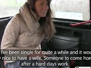 Pretty Amateur Brunette Girl Pussy Fucked With The Driver