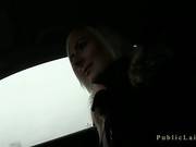 Blonde Amateur Student Fucked In Car In Public