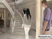Lonely Milf Stepmom Works Her Way Onto A 