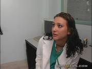 Gump Bitch Nurse Gets Some Black Dick