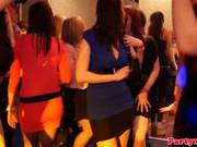 European Girls Are Partying In The Night Club And Taking Off Their Clothes Just For Fun