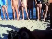 Naughty Milfs Are Having Group Sex On The Beach While Other Horny Guys Are Waiting For Their Turn