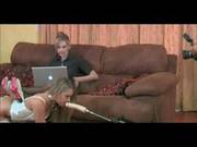 Pretty Blonde Is Turned Into A Sex Slave, For A Day, And Enjoyed It A Lot