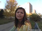 Petite Teen, Lucy Is Sucking Dick And Getting Fucked In A Public Place, During The Day