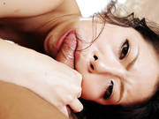 After A Glass Of Wine Horny Hana Takes On A Group Of Hard Dicks