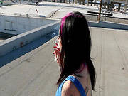 Outdoor Stimulation For Tatooed Beauty
