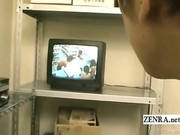 Subtitled Japanese Nudist Convenience Store Shoppers