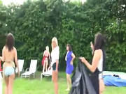 Sorority Sisters Did Some Cleaning And Strapon Fucking