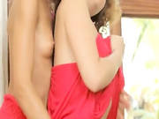 Two Lesbian Nymphs Licking And Toying Each Others Pussy