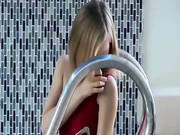 Beautiful Woman Teasing On Swimming Pool