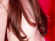 Nice Brunet Girl In Mask Do Striptease