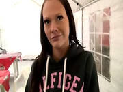 Innocent Girl Flashes And Anal For Money