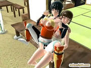 Shemale 3d Hentai Japanese Hot Poked And Cummed In The Outdoors