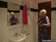 Old Lady Getting Doggystyle Fucked