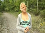 Sporty Euro Babe Agrees To Have Sex With A Stranger In Public Fo