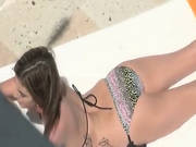 Pretty Sunbathing Bombshell Ends Up Getting Fucked By A Pervert