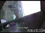 Petite Tall Amateur Czech Girl Sucking And Fucking In Public