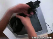 Hot Black Amateur Ex Girlfriend Sucking On Shaft