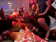 Amateur Sluts Getting Buck Wild And Fucking At A Male Strip Show