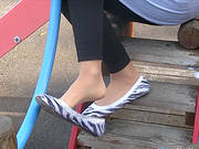 Trip To The Park With A Cute Girl For A Bit Of Foot Fetish Play