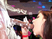 Babes Sucking Cock And Giving Handjob In The Fuck Party