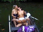 Hot Anal Chicks Fucking On A Boat All Dressed Up In The Pond