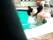 Indian Public In Pool