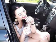 Hottest Amateur Girlfriend Fuck Entertainment In The Car