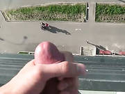 Young Babe Tries Crazy Fuck On The Balcony