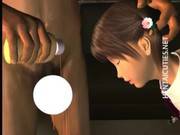 Pigtailed 3d Hentai Slave Gives Fellatio