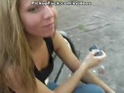 Fun Blonde Girl Liked Public Fuck