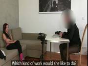 Hot Redhead Amateur Creampied On Couch