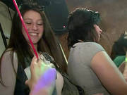 Pretty Chick With An Awesome Body Enjoying A Hardcore Gangbang At A Party