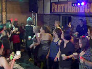 Lovely Porn Sweetheart Gets Banged With A Hot Cumshot In Club Orgy