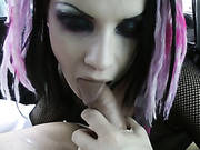 Bitchy Goth Chick Has Real Group Sex. Part 5