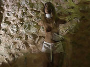 Blonde Slut Tied And Fucked In The Dead Of Night