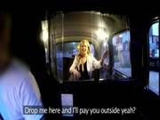 Natural Huge Tits Blonde Fucked In Taxi