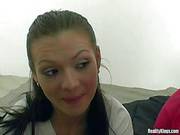 Amateur Michelle Makes Out With Her Boyfriend
