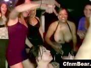Cfnm Stripper Gets Blowjob From Party Girls In Public