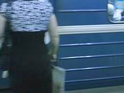 Slut Fucks In A Public Park While In Stockings