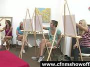 Cfnm Guys Pose For Amateur Girl Artists