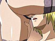 Hard Cock Between Anime Boobs And In Hot Cunt