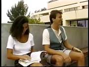 Papa - Fellow Seduces College Tramp On Campus 
