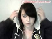 Hot Emo Teen Likes To Show Pussy And Tits 