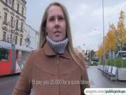 Hot Euro Chick Shows Her Tits In Public A 