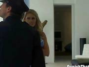 Cop Gives Charisma Rough Anal Punishment