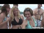 Beautiful Chicks Enjoy Hard Partying At The Beach