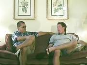 Sexy Blonde Girl Gets Drilled On A Couch.