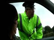 Milf Talks Her Way Out Of Ticket